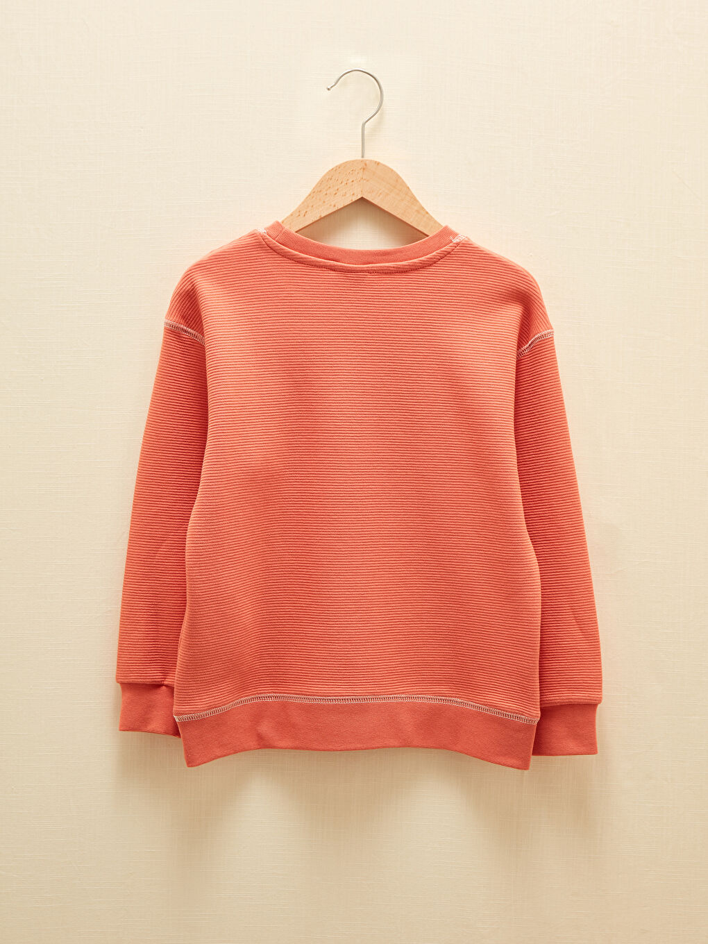 Crew Neck Printed Long Sleeve Boys' Sweatshirt-2