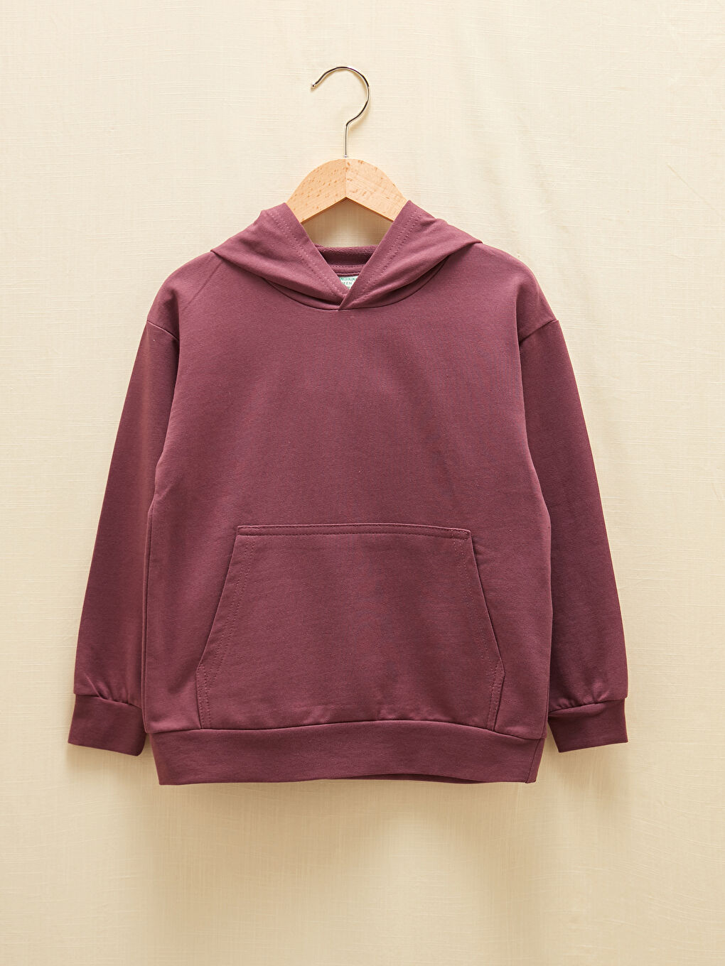 LCW Kids Hooded Basic Long Sleeve Boy Sweatshirt -W1BO40Z4-H9P