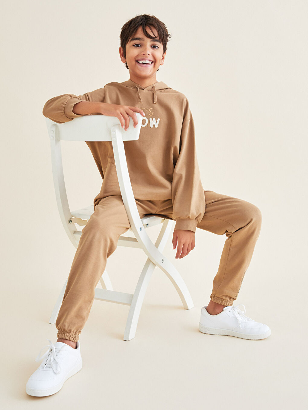 Elastic Waist Printed Boys' Jogger Sweatpants-1