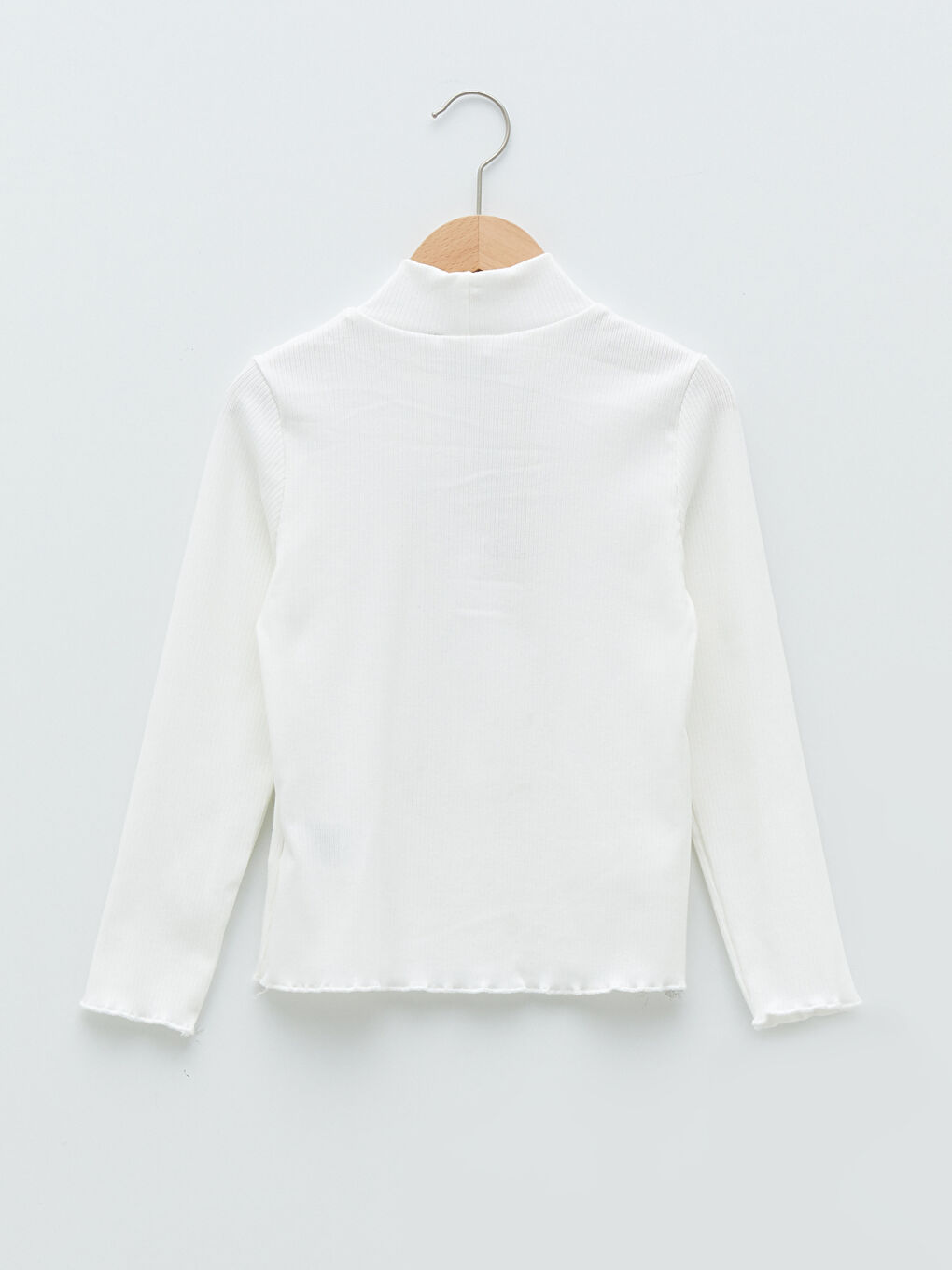 Sweat-Shirt Fille Imprimé à Manches Longues et Demi-Col Roulé-1