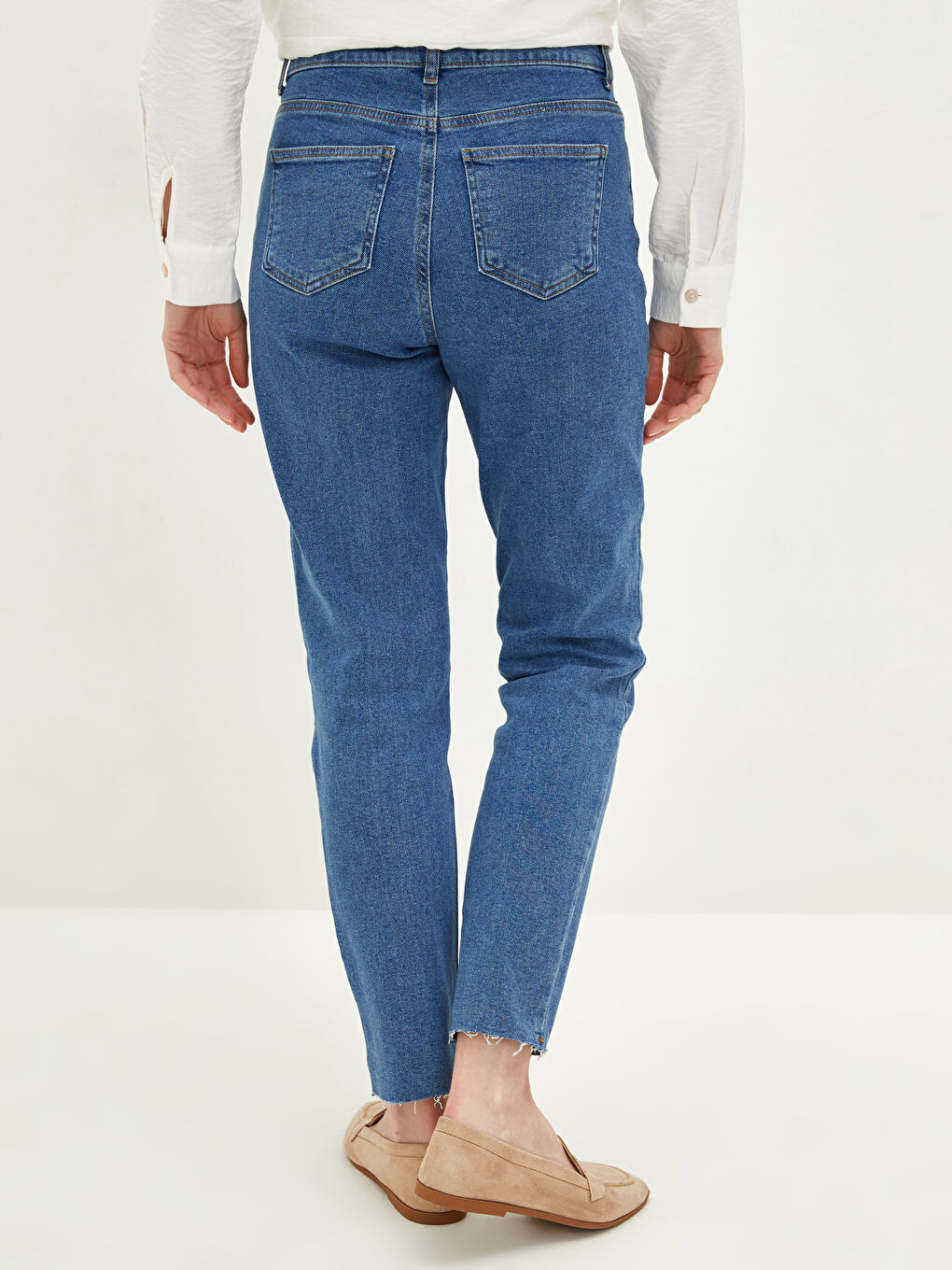 İndigo Boyfriend Kadın Jean Pantolon-2