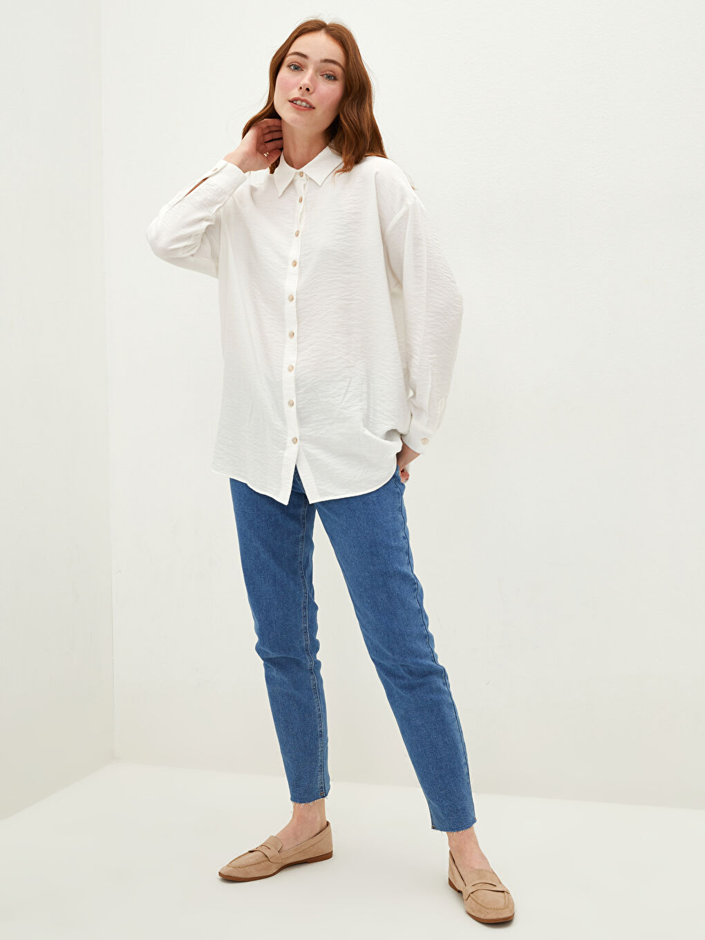 İndigo Boyfriend Kadın Jean Pantolon-3