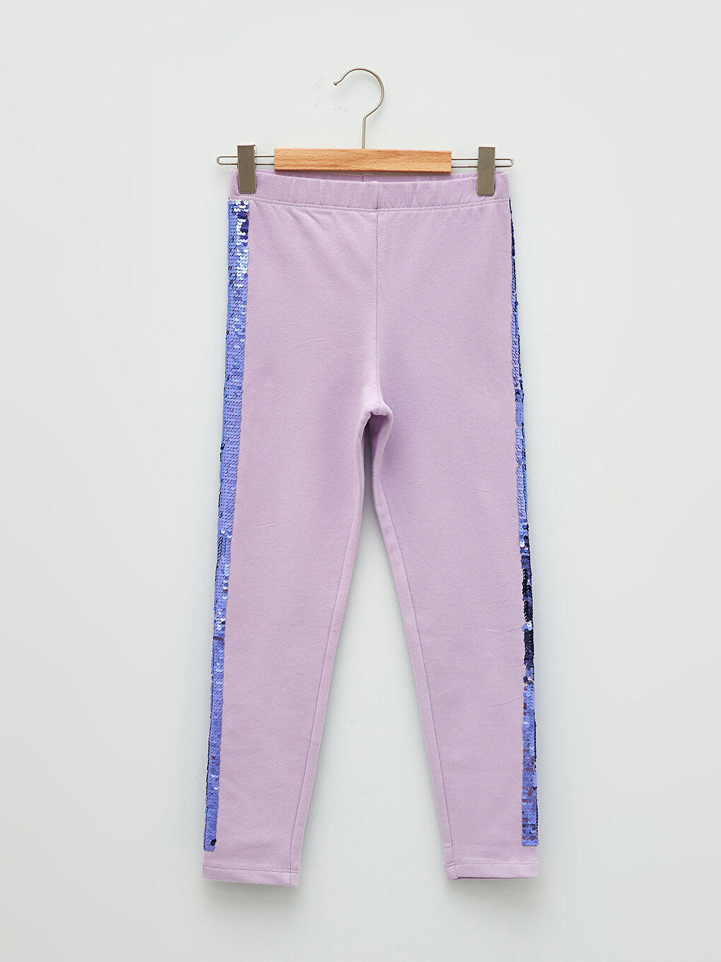 Elastic Waist Embroidered Sequins Cotton Girls' Tights