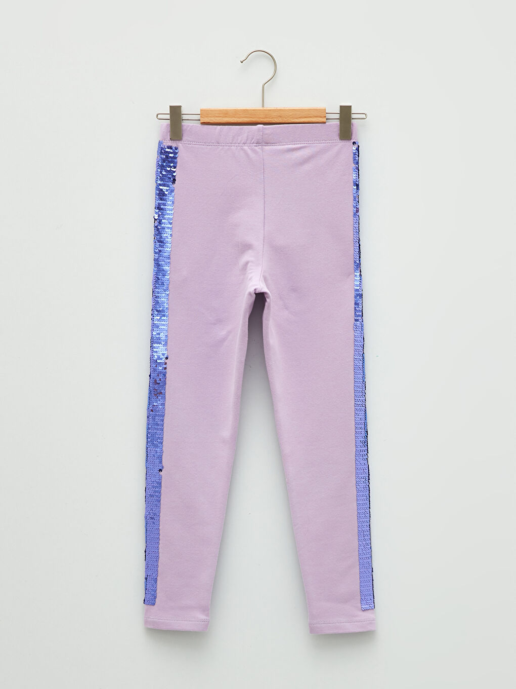 Elastic Waist Embroidered Sequins Cotton Girls' Tights-1