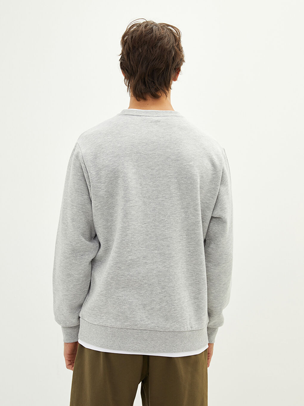 XSIDE Rundhalsausschnitt Langarm Herren-Sweatshirt -W1BP69Z8-LAL