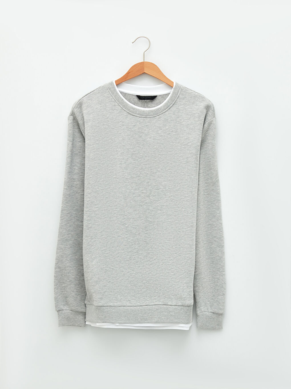 XSIDE Rundhalsausschnitt Langarm Herren-Sweatshirt -W1BP69Z8-LAL