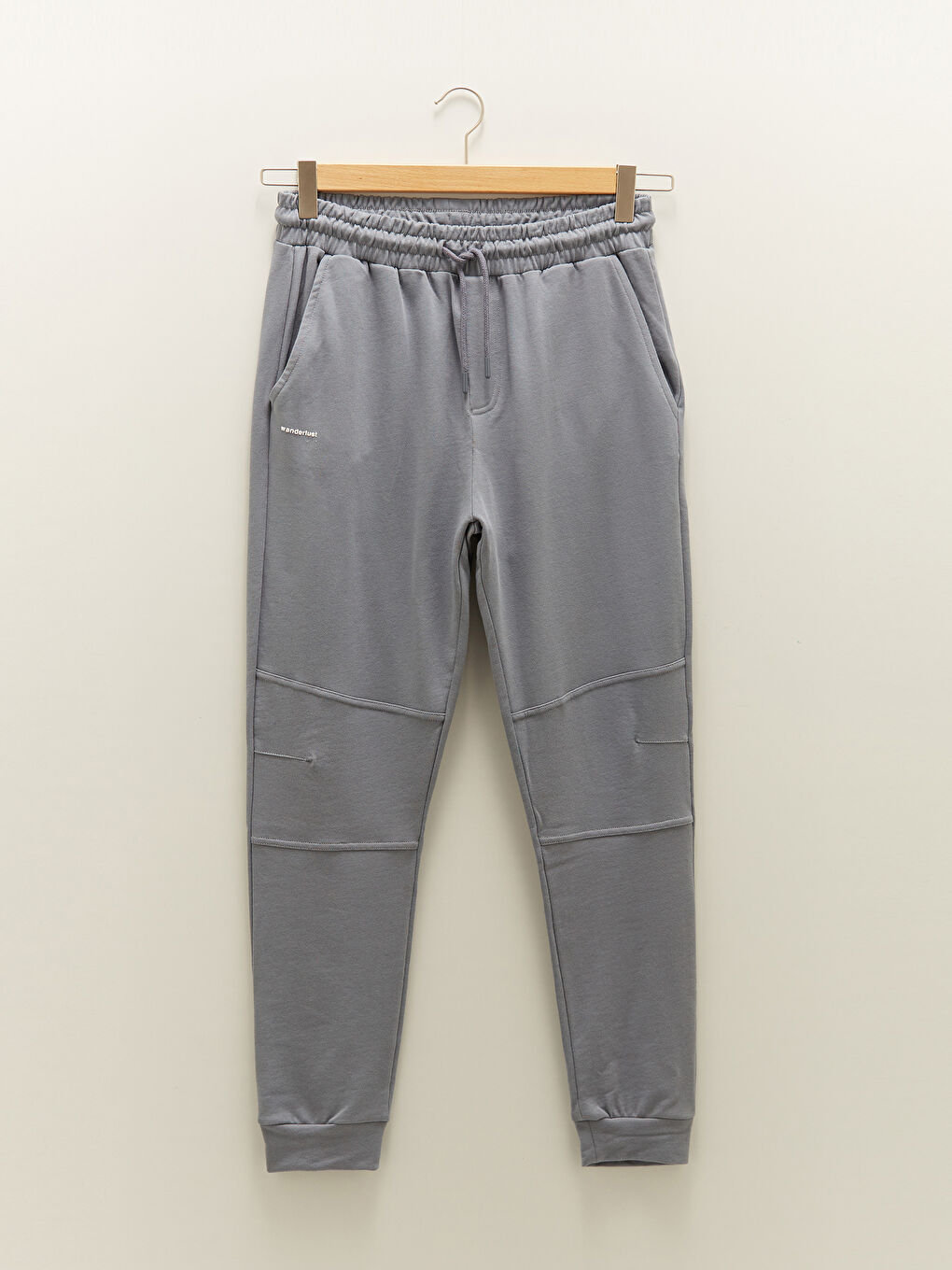 Antrasit Standart Kalıp Erkek Jogger Eşofman Altı-8