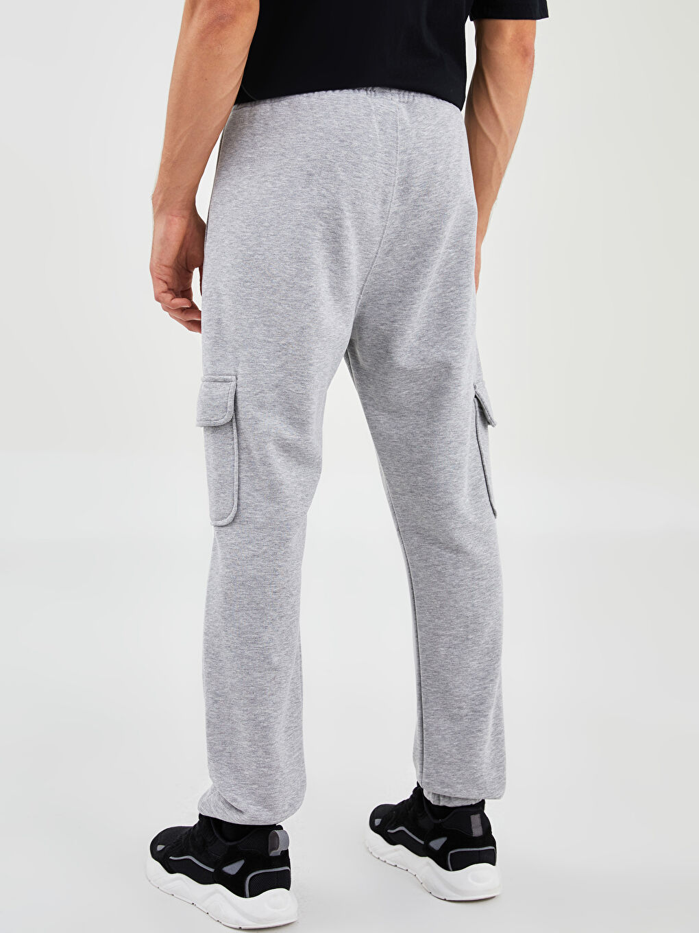 Regular Fit Men's Thick Jogger Sweatpants-3