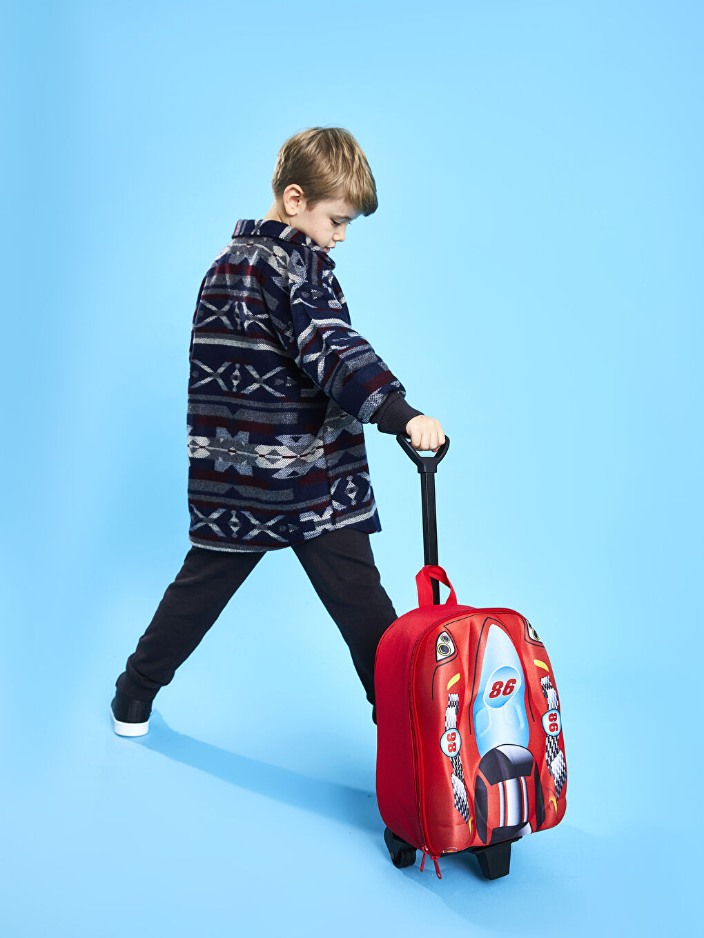 Boy Car Figure Squeegee Bag