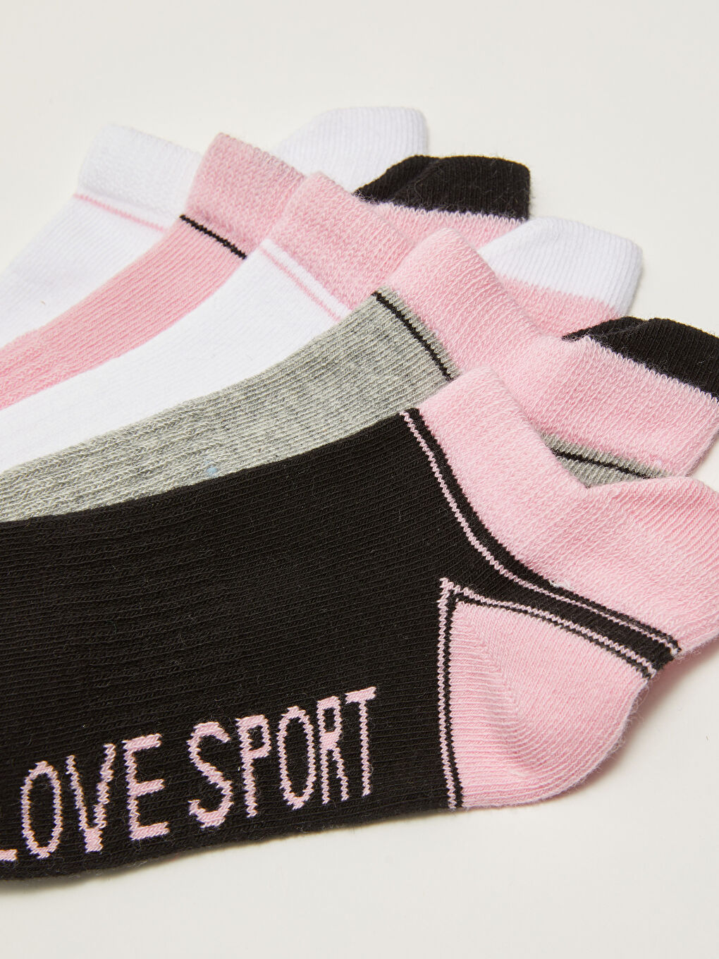 Носки для девочек короткие с принтом 5 пар-2