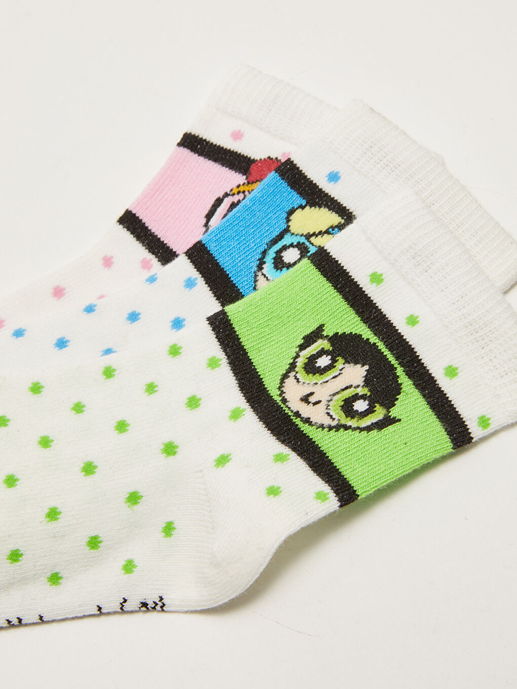 Chaussettes de Cheville pour Filles Imprimées Les Super Nanas Lot de 3-2