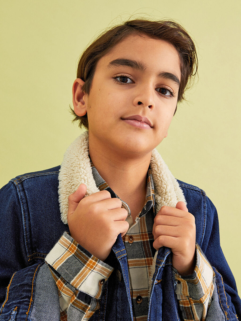 LCW Kids Jeansjacke für Jungen mit Kragen -W1BS39Z4-309