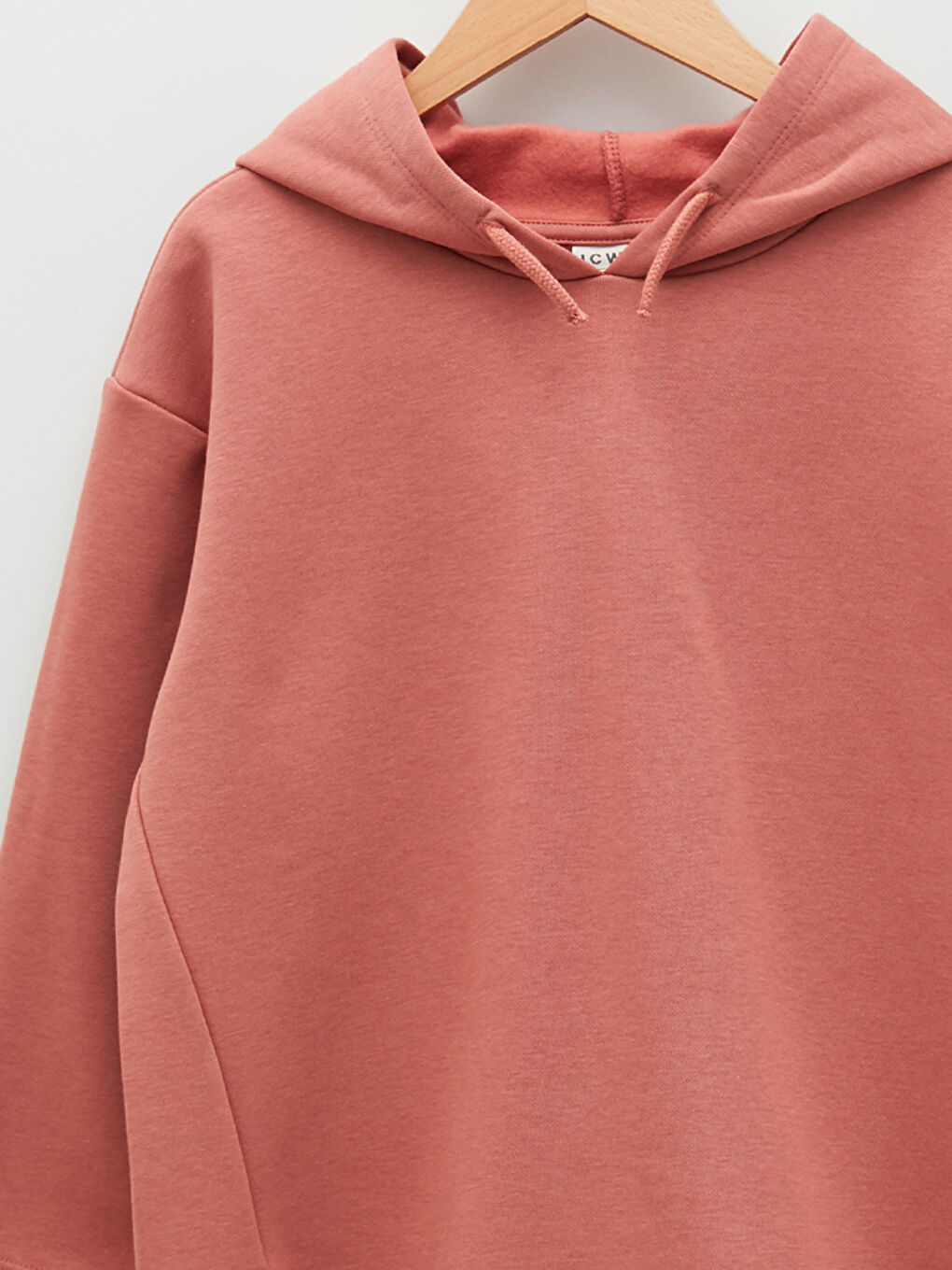 Толстовка с капюшоном, базовая, с длинным рукавом, для девочек-2