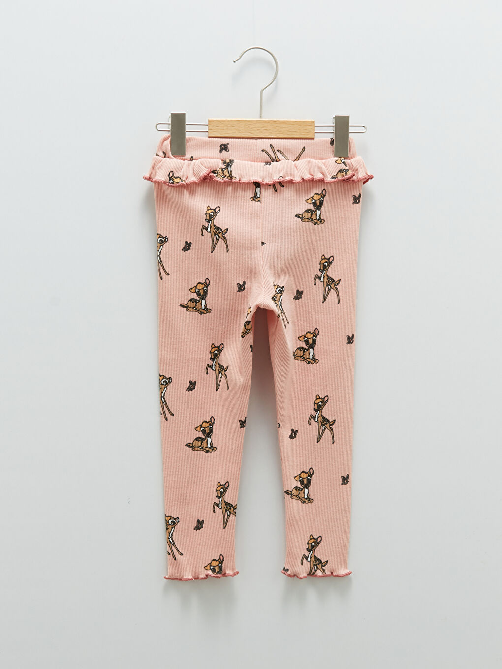 LCW baby Bambi Printed Cotton Baby Girl Tracksuit Bottom -W1BT56Z1-LT3