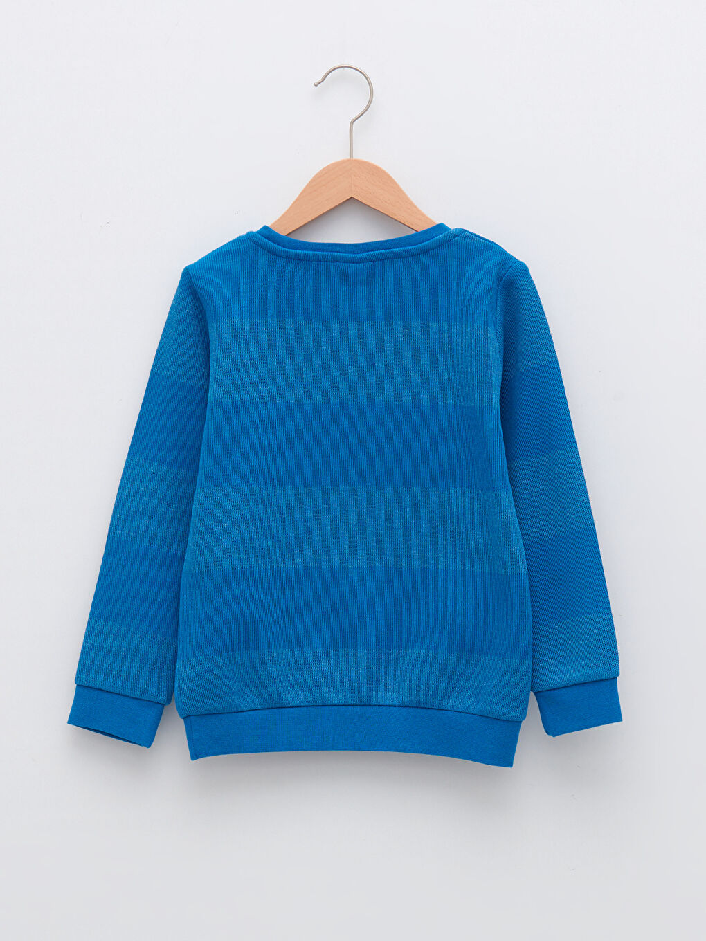 Mavi Bisiklet Yaka Baskılı Uzun Kollu Erkek Çocuk Sweatshirt-1