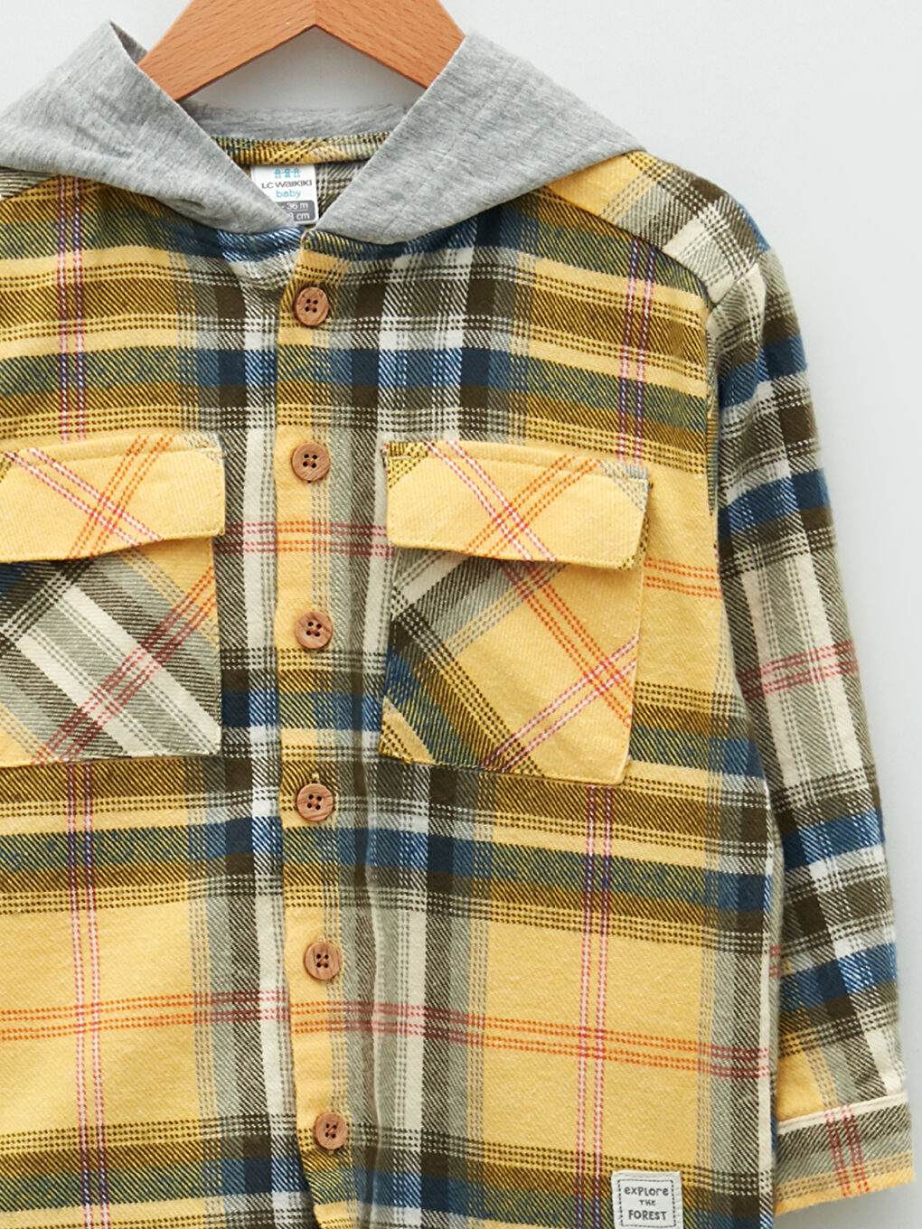 Long Sleeve Plaid Patterned Baby Boy Flannel Shirt-2