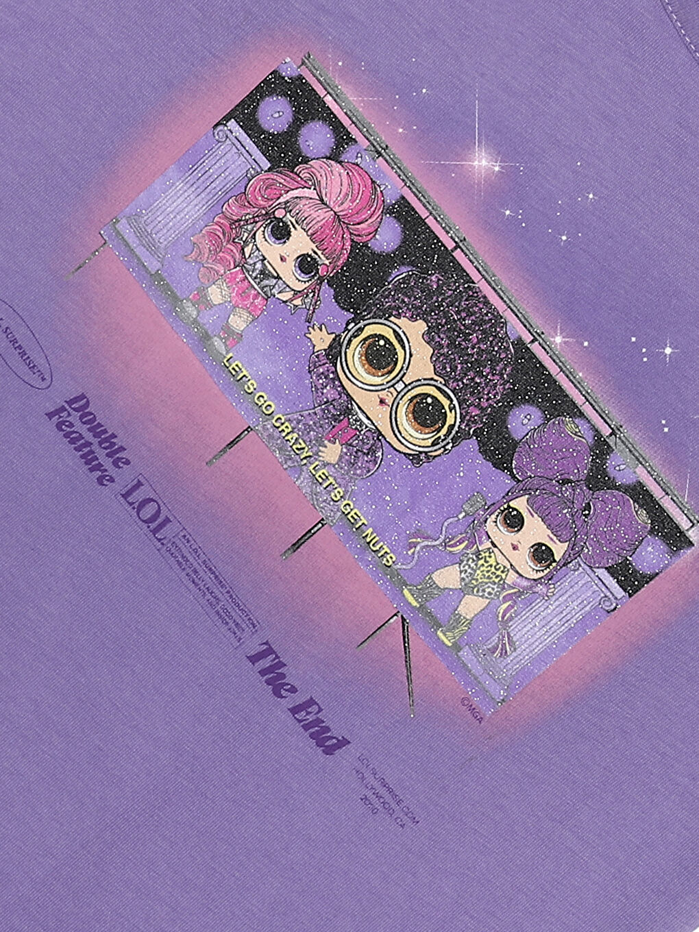 LC Waikiki Crew Neck LOL Surprise OMG Licensed Long Sleeve Girls T-Shirt -W1BU02Z4-GPZ