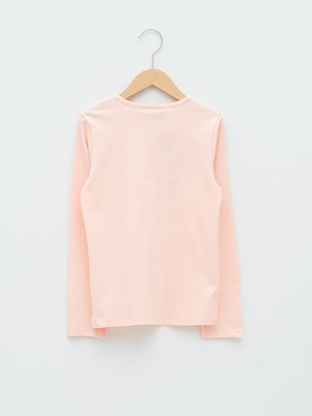 Crew Neck Minnie Mouse Printed Long Sleeve Girls' T-Shirt-1