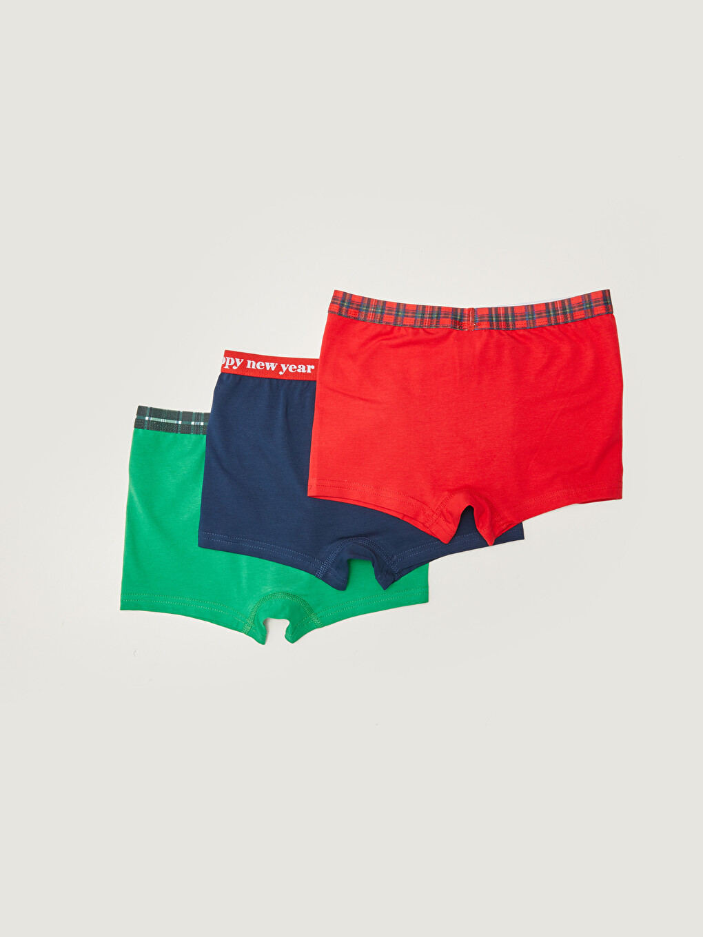 Taille Élastique Thème Noël Coton Boxer Garçon Lot De 3-1
