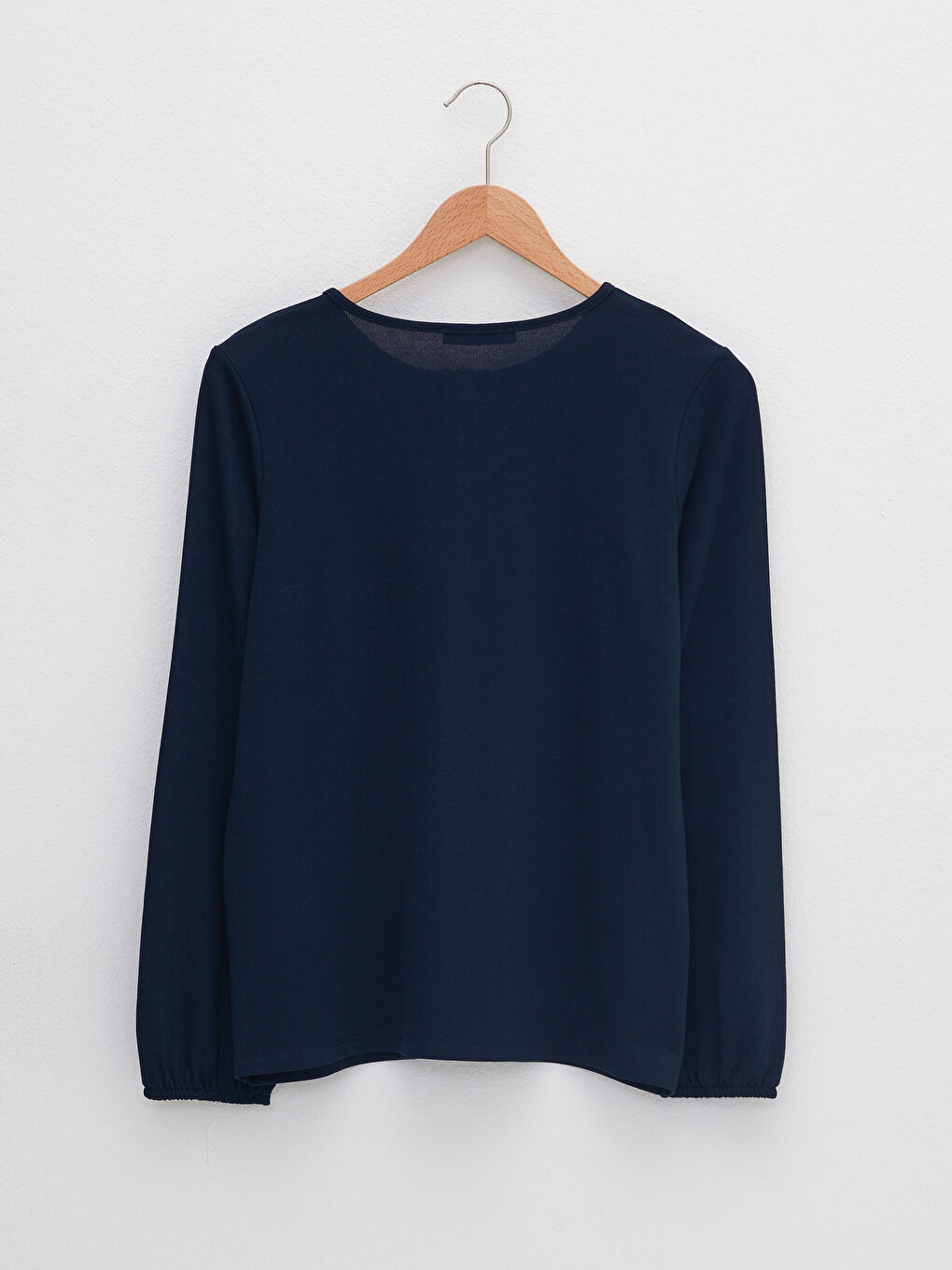 LCW Grace Tie Neck Patterned Long Sleeve Women's Blouse -W1BV85Z8-E1J