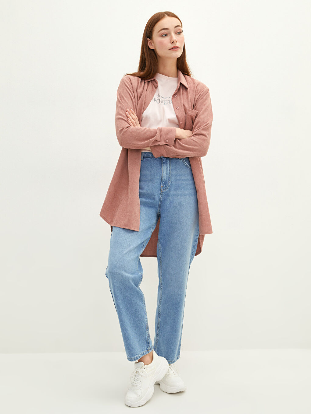 جينز عطارد نحيل نساء سروال روديو بجيوب تفاصيل-1