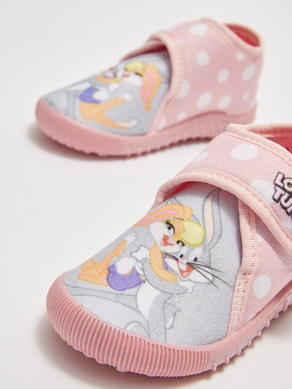 Looney Tunes Licensed Velcro Slippers for Girls-2