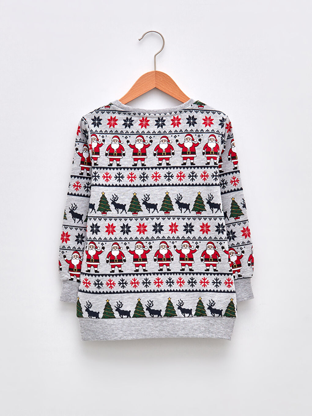 LCW Kids Rundhalsausschnitt Neujahrsmotiv Langarm Jungen Sweatshirt -W1BY52Z4-LRW