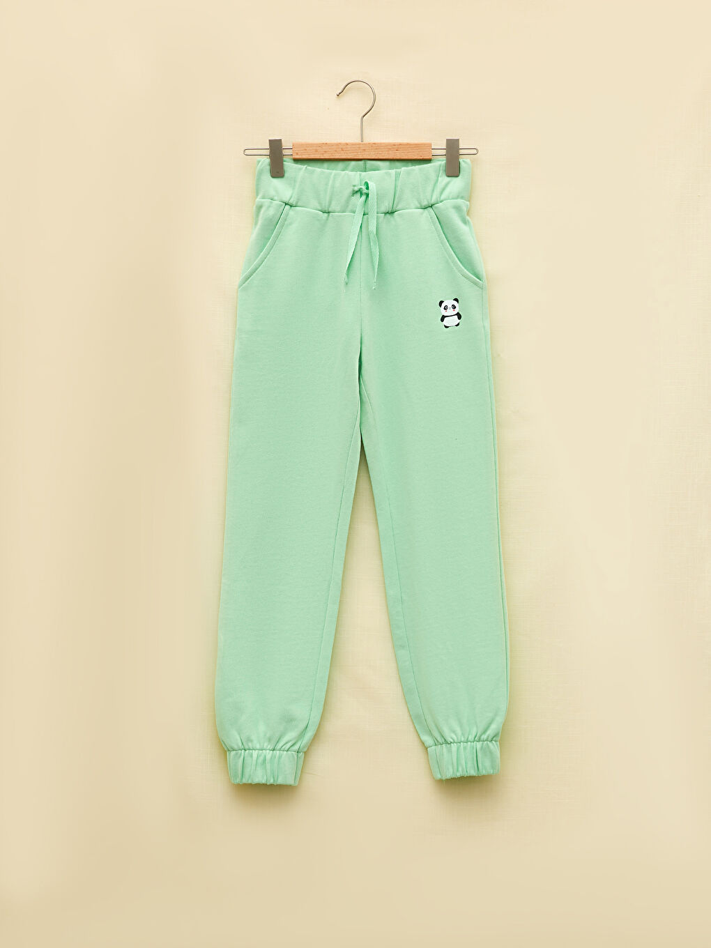 Elastic Waist Printed Girl Jogger Sweatpants