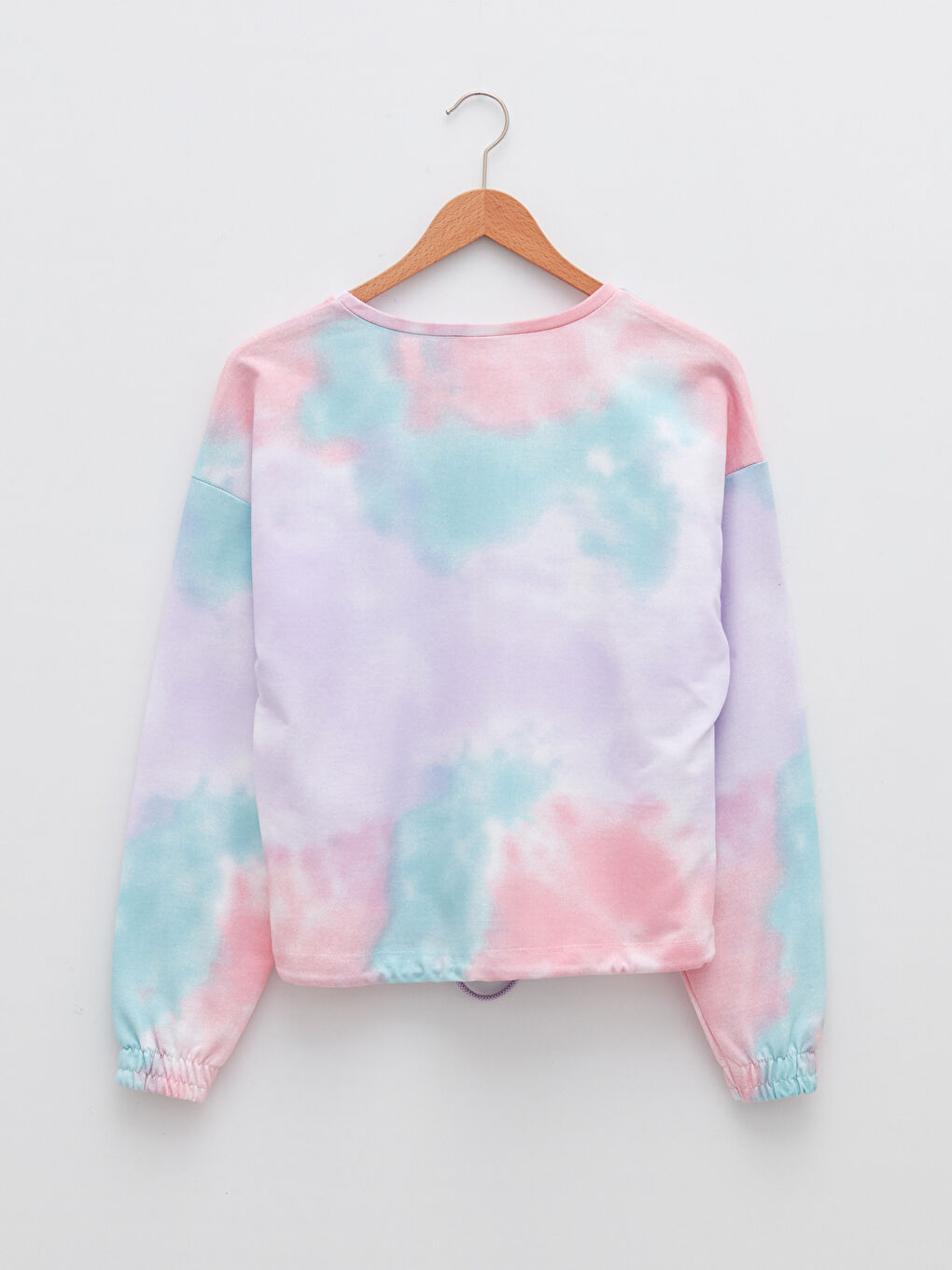 Crew Neck Patterned Long Sleeve Women's Sweatshirt-6