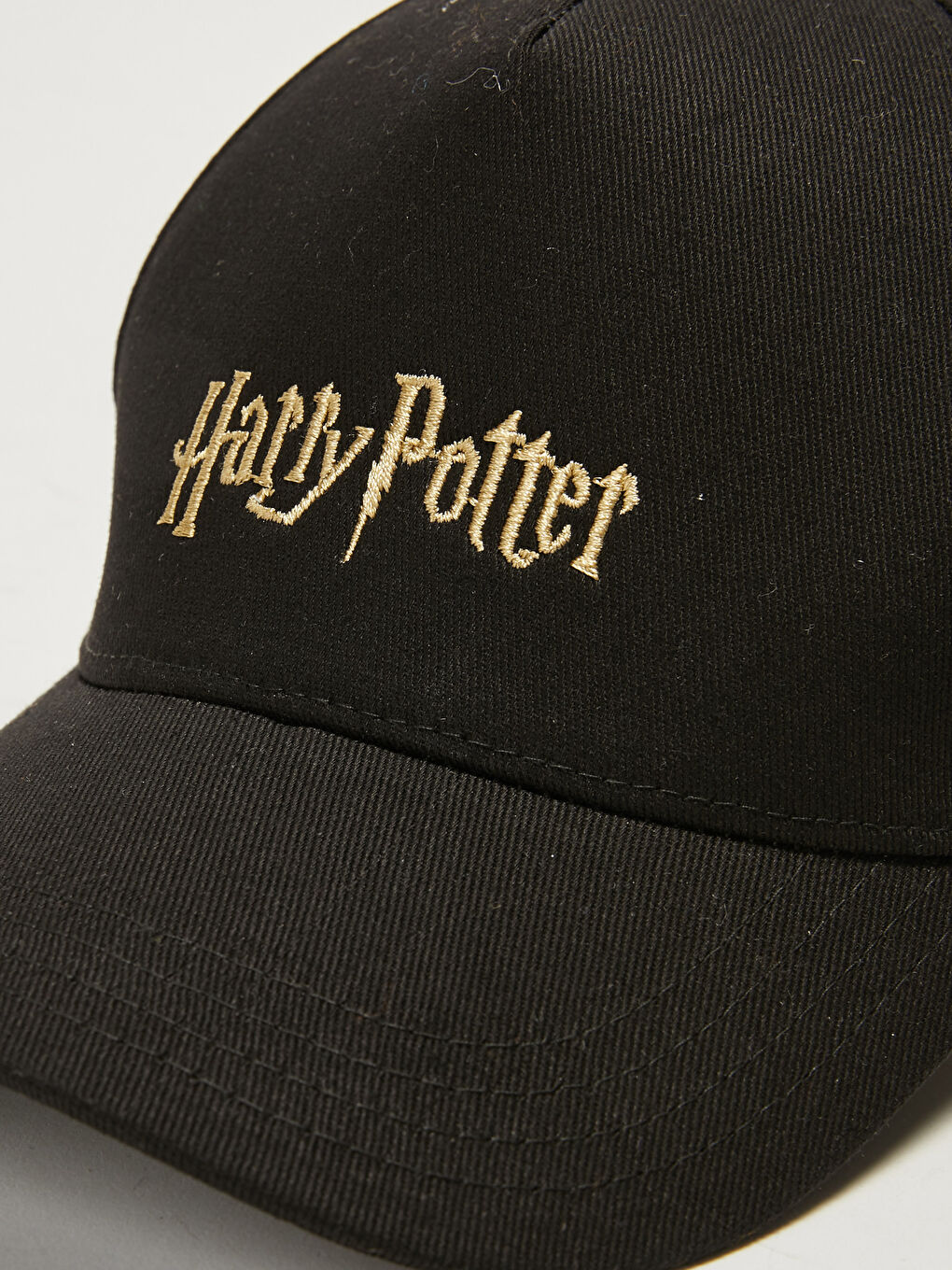 Siyah Harry Potter Lisanslı Kadın Kep Şapka-1