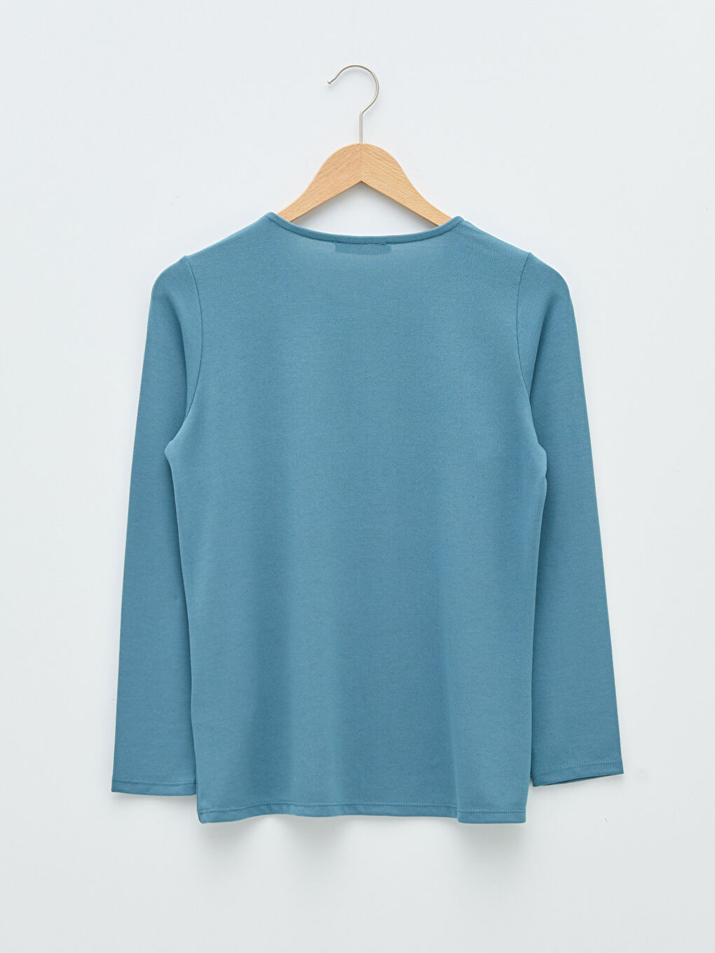 LCW Grace Crew Neck Floral Embroidery Long Sleeve Women's Blouse -W1CA87Z8-H5U