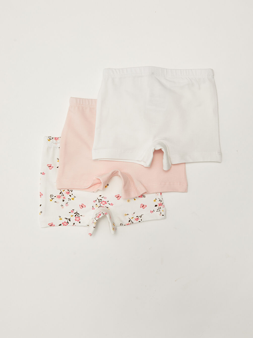 Elastic Waist Baby Girls' Boxer 3-pack-1