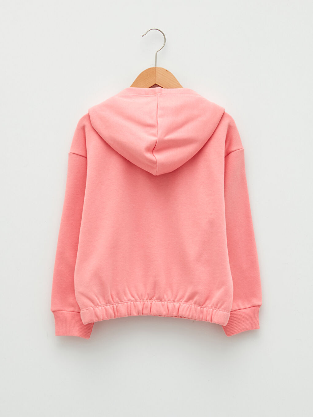 Свитшот с капюшоном с принтом медведя для девочек-1