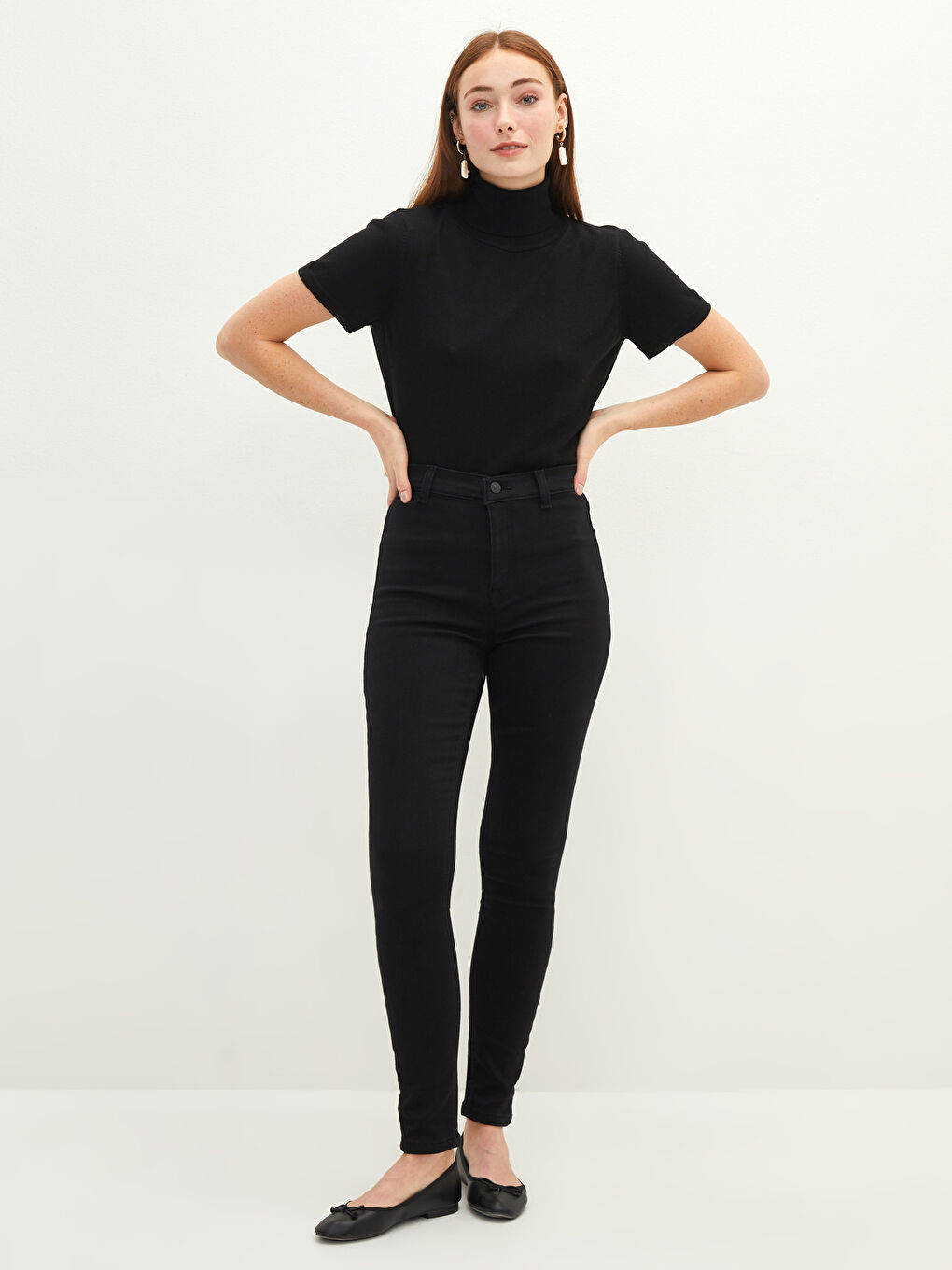 LCW Jeans Hoch taillierte Jupiter Super-Skinny-Fit Jeans für Damen -W1CE09Z8-327