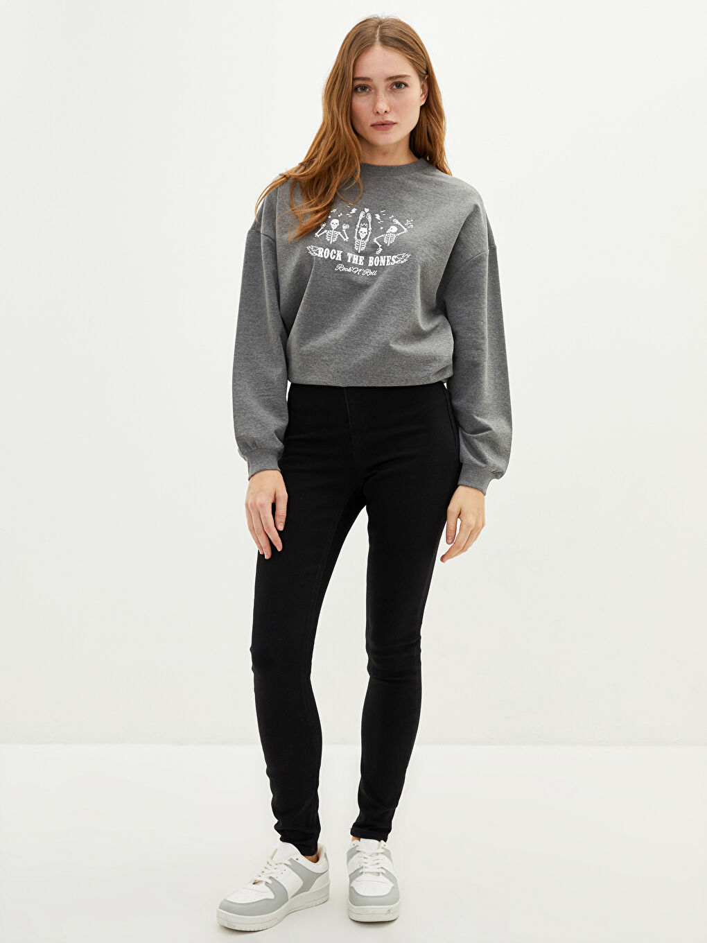 Siyah Yüksek Bel Jüpiter Süper Skinny Fit Kadın Jean Pantolon