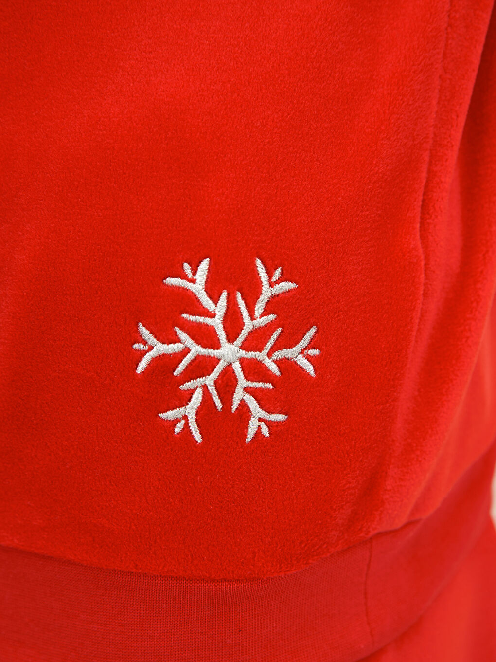 Комплект пижами с кръгло деколте, изчистен дизайн, дълъг ръкав, кадифе, за жени-3