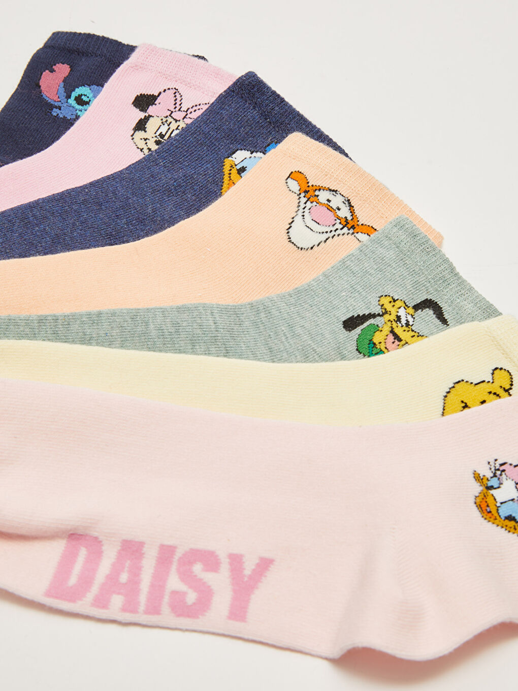 Minnie Mouse Printed Women's Socks 7 Pack-2