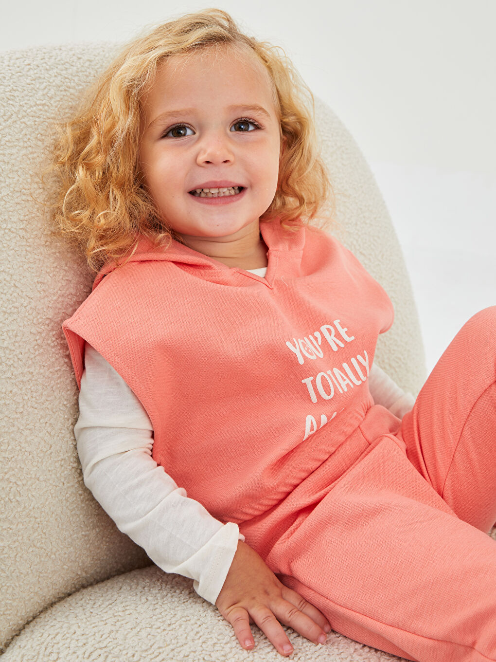 Mercan Bisiklet Yaka Uzun Kollu Kız Bebek 3'lü Takım-3