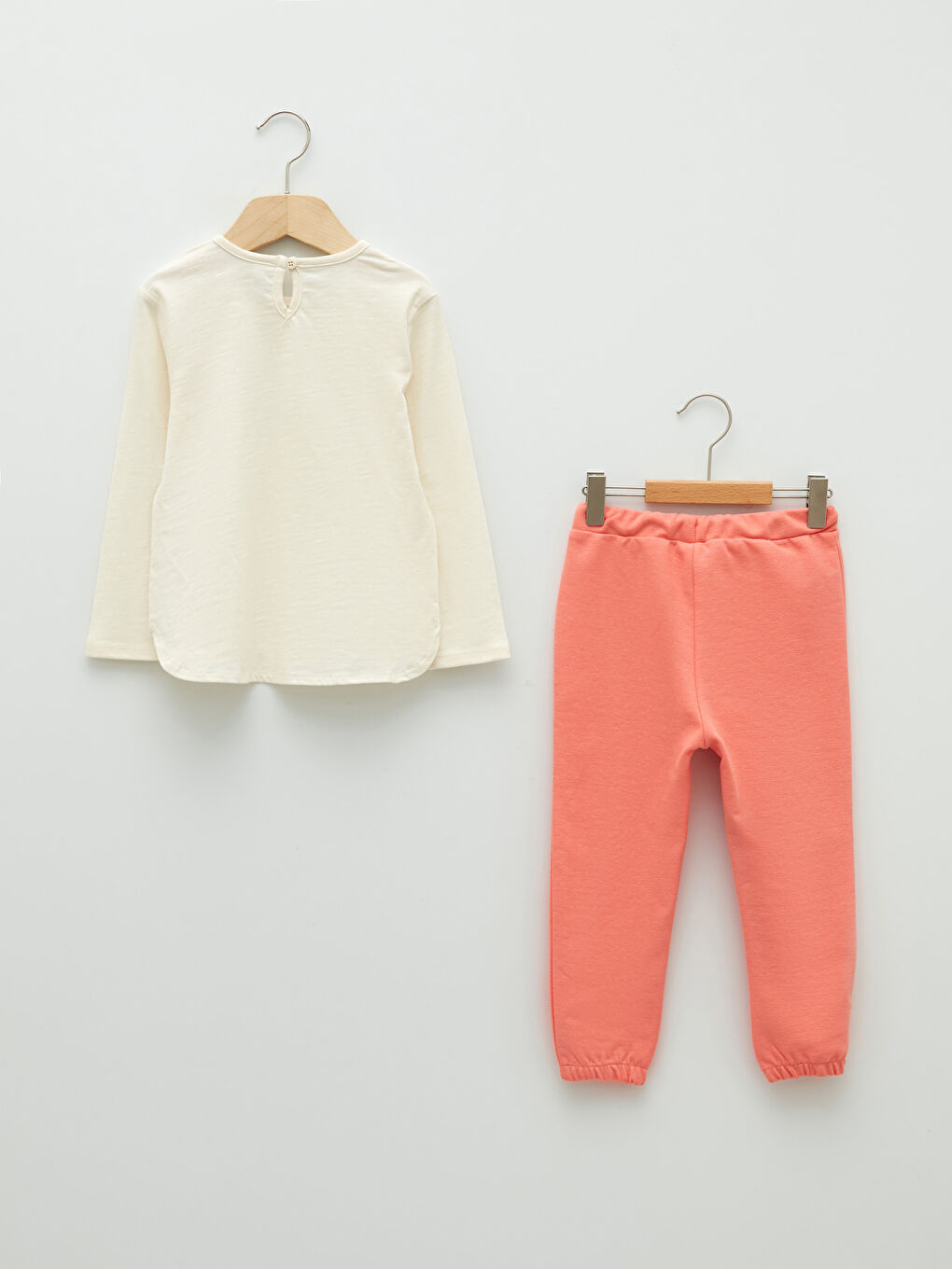 Mercan Bisiklet Yaka Uzun Kollu Kız Bebek 3'lü Takım-6