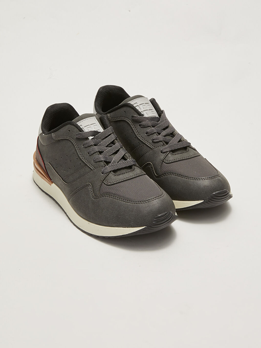 File Detailed Lace-up Men's Sneaker