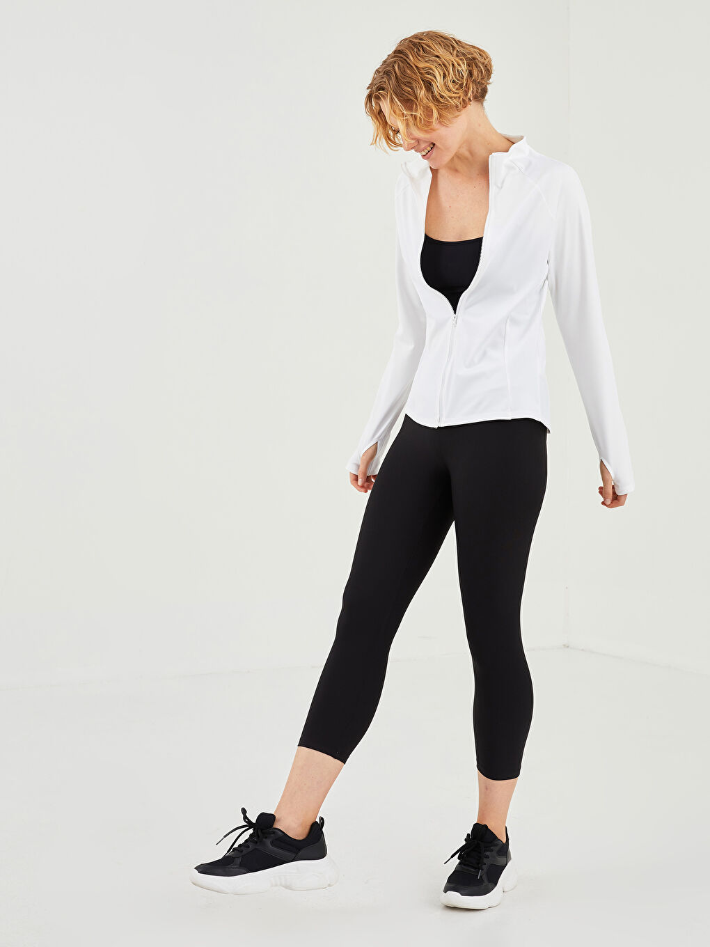 XSIDE ACTIVE Dik Yaka Kadın Spor Hırka -W1CG07Z8-EEW