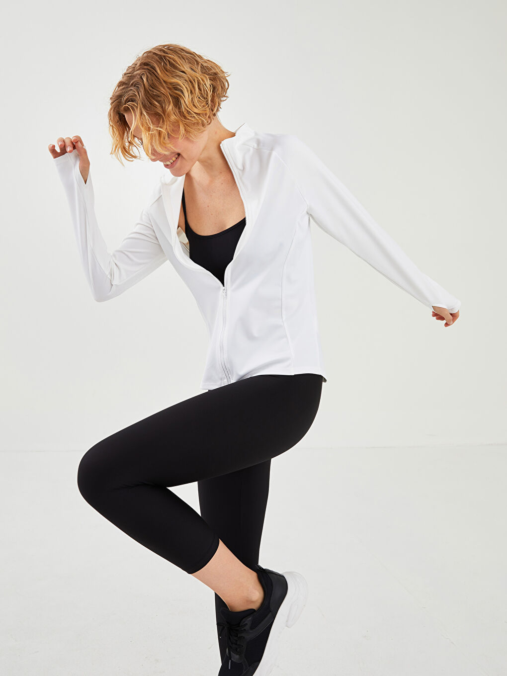 XSIDE ACTIVE Dik Yaka Kadın Spor Hırka -W1CG07Z8-EEW