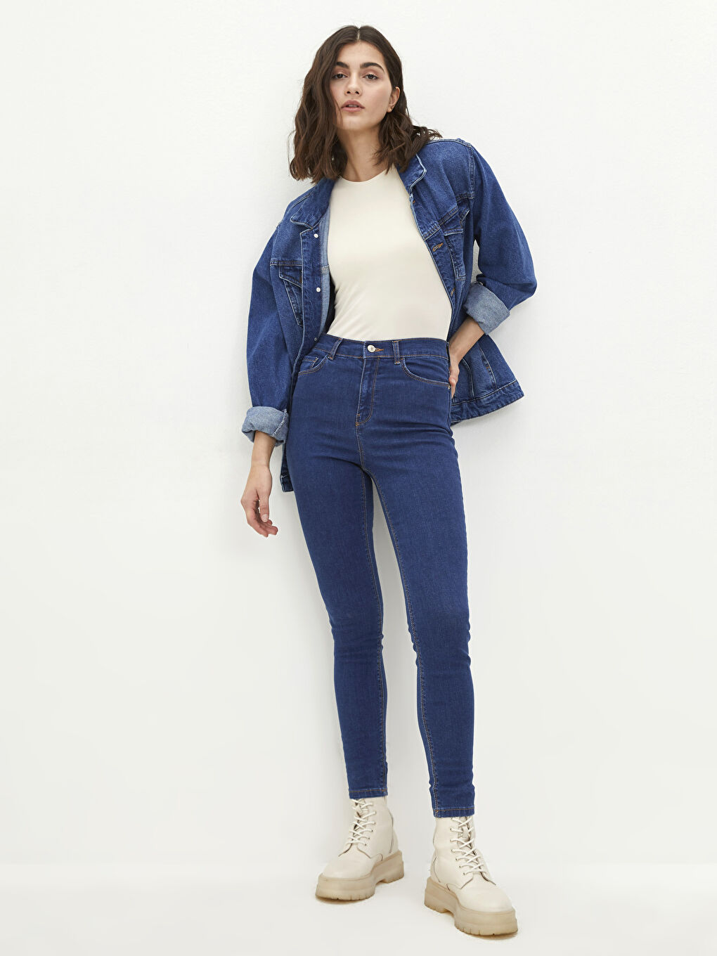 High Waisted Jupiter Super Skinny Fit Women's Jeans-1