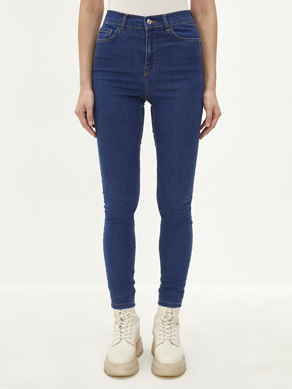 High Waisted Jupiter Super Skinny Fit Women's Jeans-2