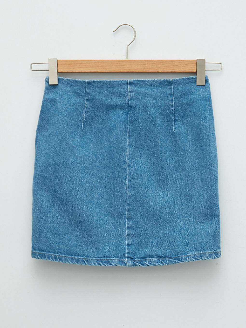 XSIDE Damen Jeansrock mit Reißverschluss, Taillenschlitz und Details -W1CG52Z8-K9M