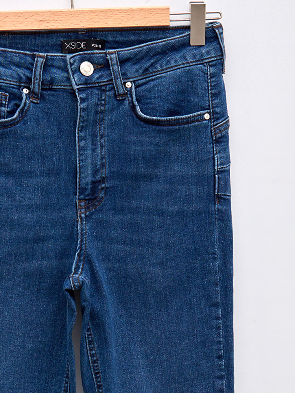 Mercury Skinny Fit Women's Jean Pants with Pocket Detail-8