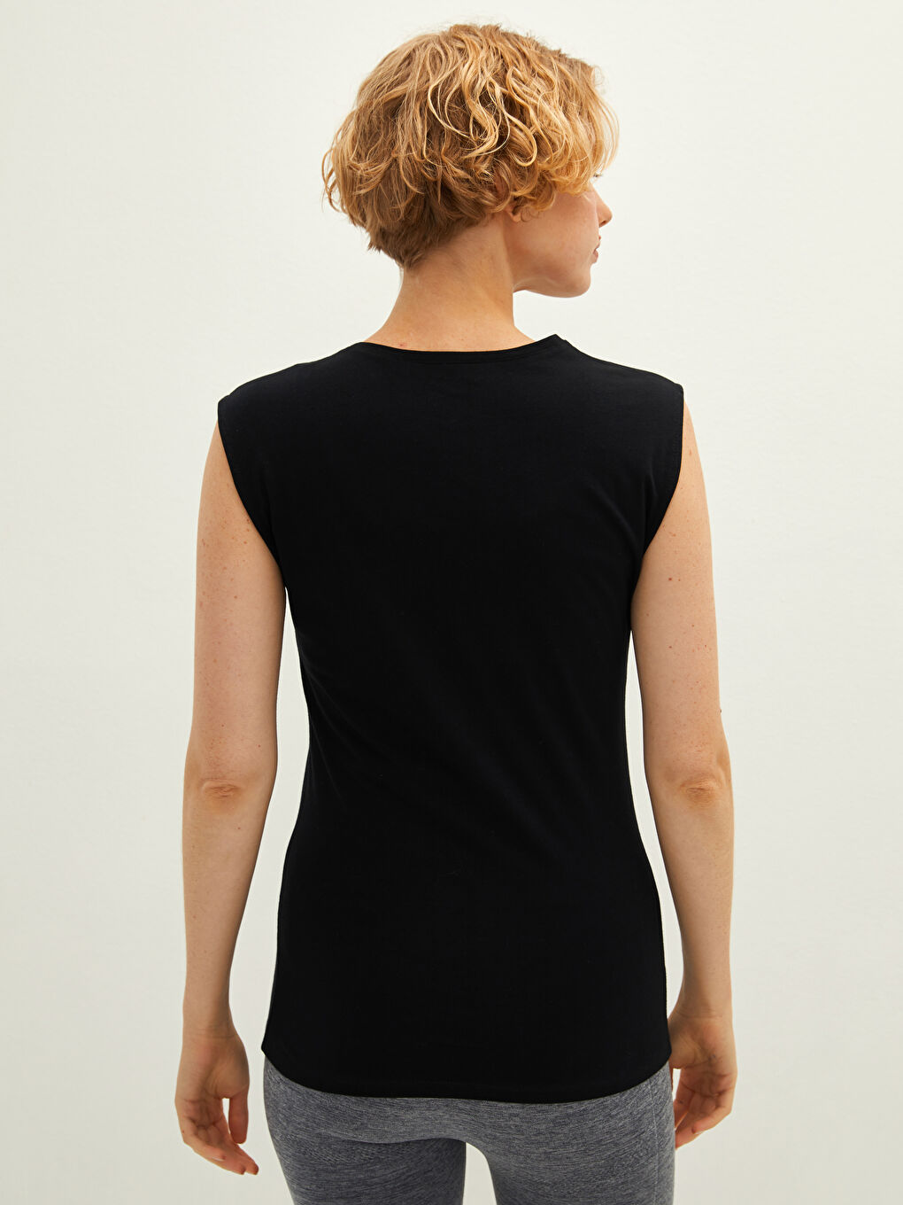 LCW DREAM Damen Rundhals Gerade Ärmelloses Tanktop -W1CG73Z8-CVL