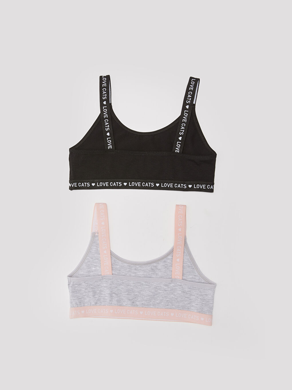 LCW Kids Bedrucktes Bustier-Top für Mädchen 2er-Pack -W1CG88Z4-CVL