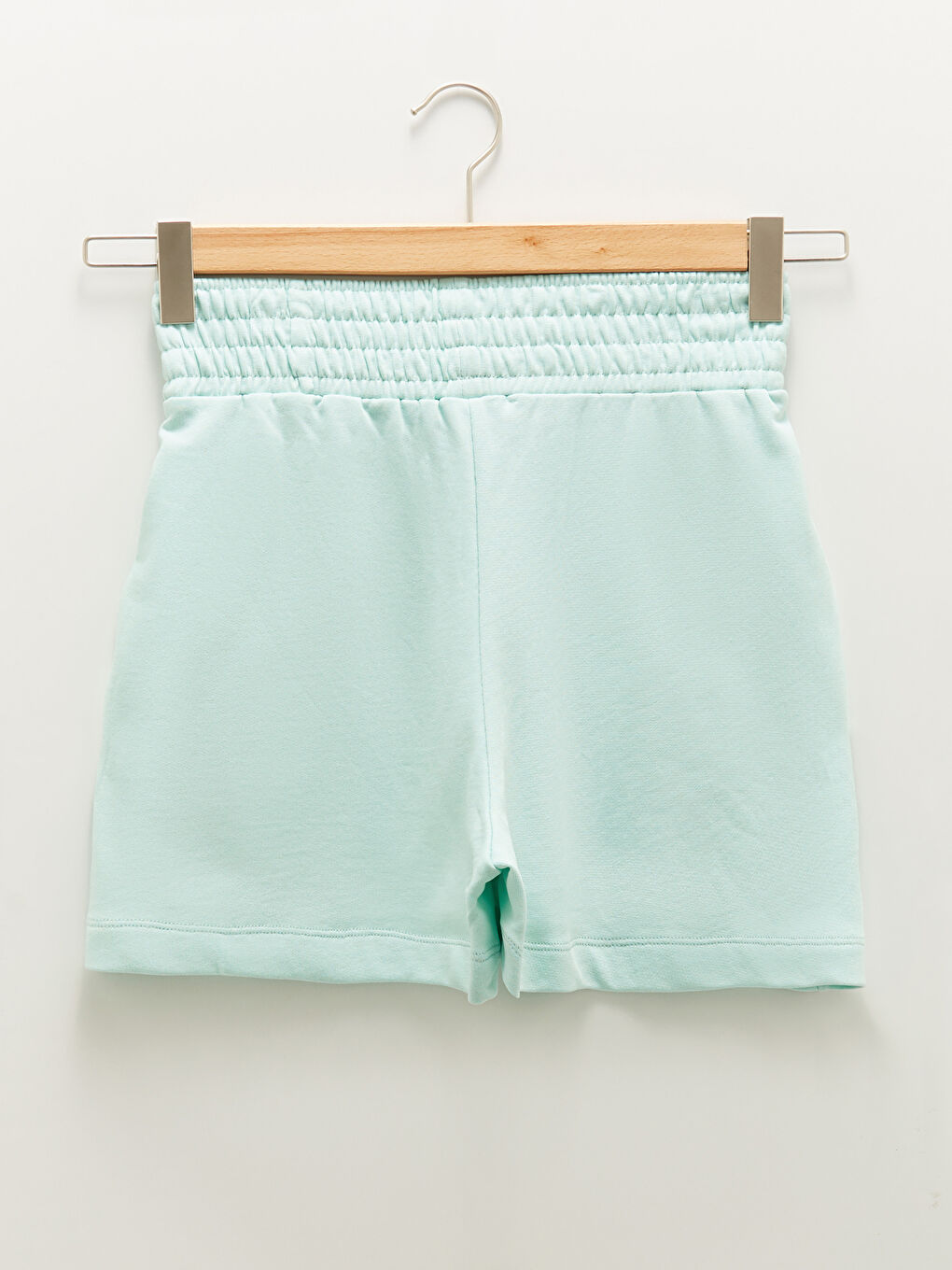 شورتات قطنية مطبوعة بخصر مطاطي وقصة مريحة للنساء-1