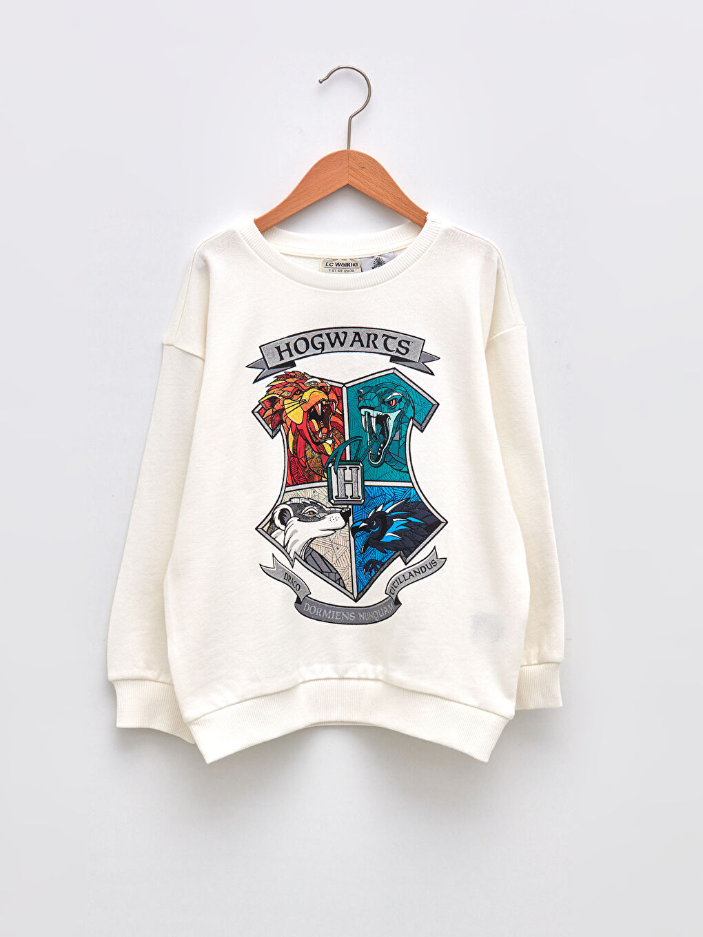 LCW Kids Crew Neck Harry Potter Printed Long Sleeve Girls' Sweatshirt -W1CI05Z4-R9J